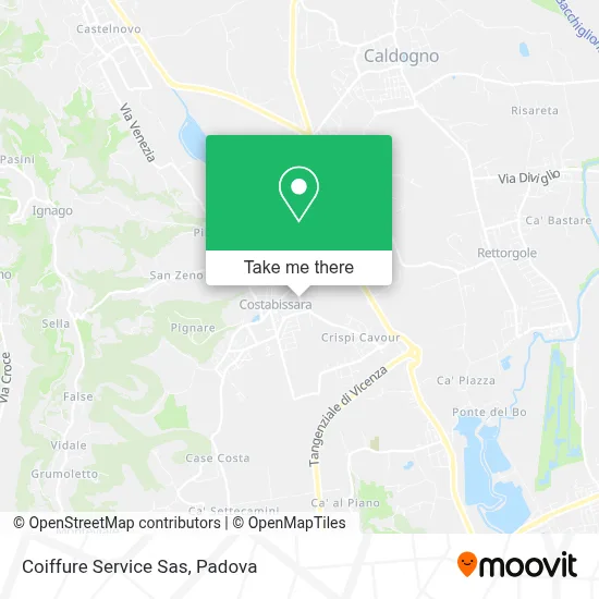 Coiffure Service Sas map