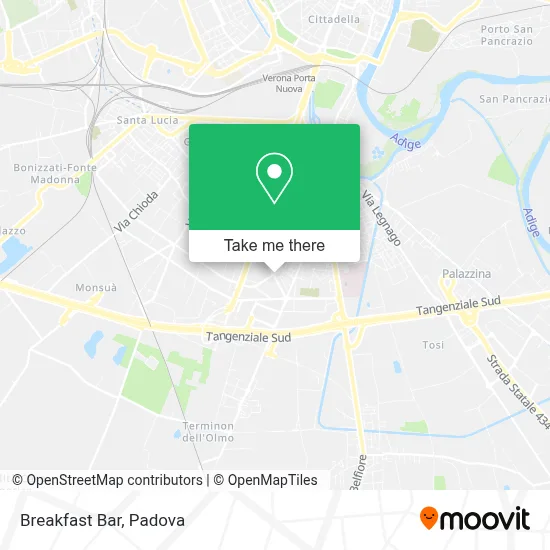 Breakfast Bar map