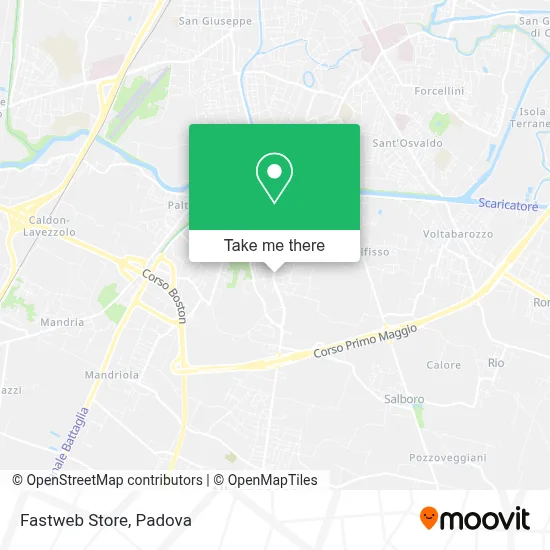 Fastweb Store map