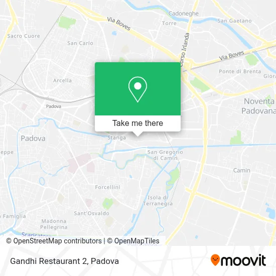 Gandhi Restaurant 2 map