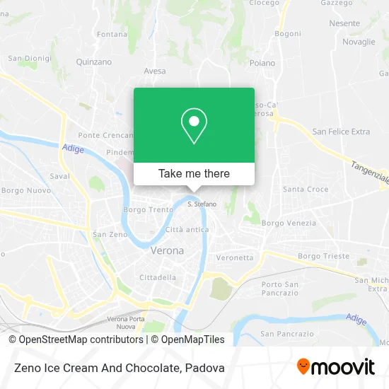 Zeno Ice Cream And Chocolate map