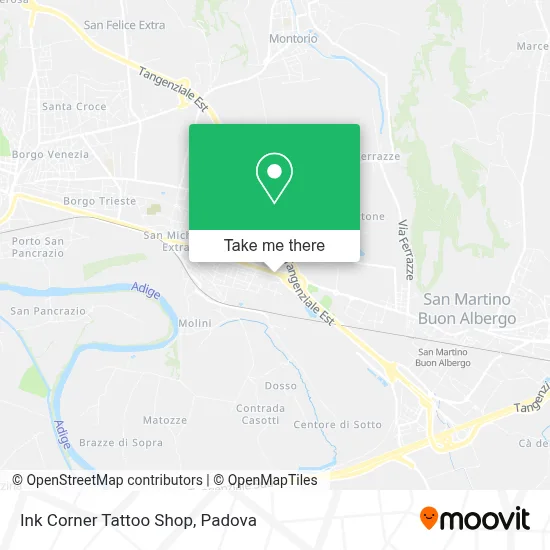 Ink Corner Tattoo Shop map