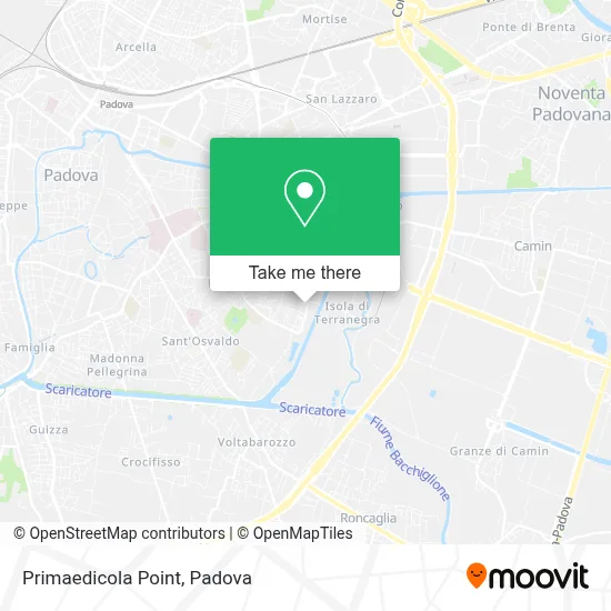 Primaedicola Point map
