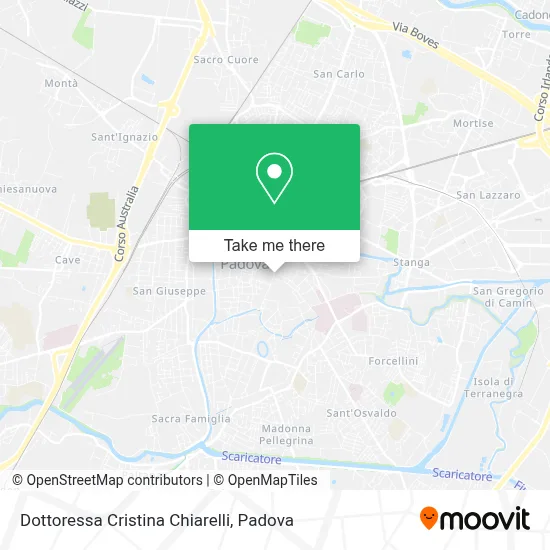 Dottoressa Cristina Chiarelli map