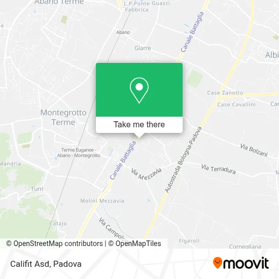 Califit Asd map