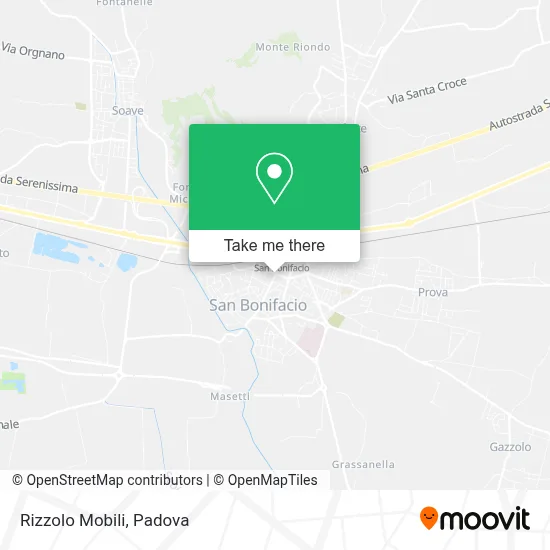 Rizzolo Mobili map