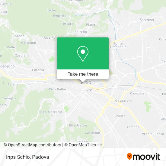 Inps Schio map