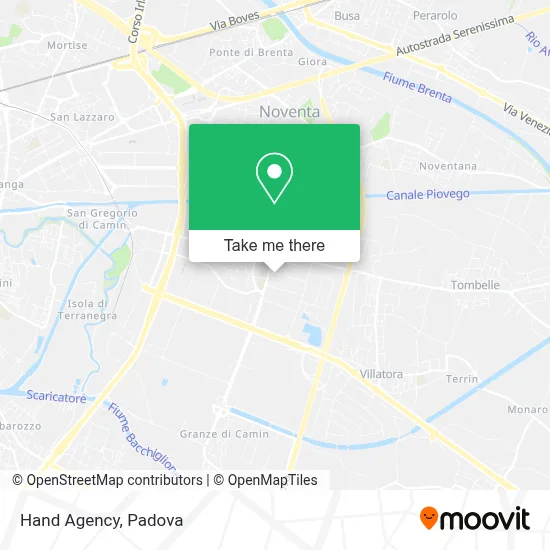 Hand Agency map