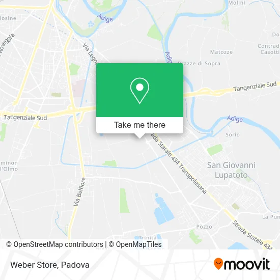 Weber Store map