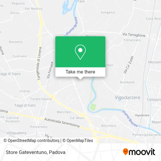 Store Gateventuno map