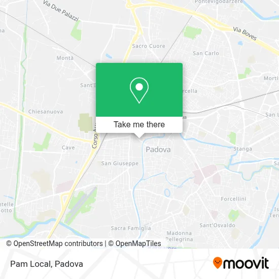 Pam Local map