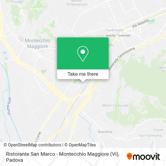 Ristorante San Marco - Montecchio Maggiore (Vi) map