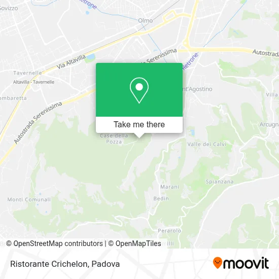 Ristorante Crichelon map