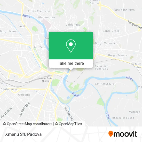 Xmenu Srl map