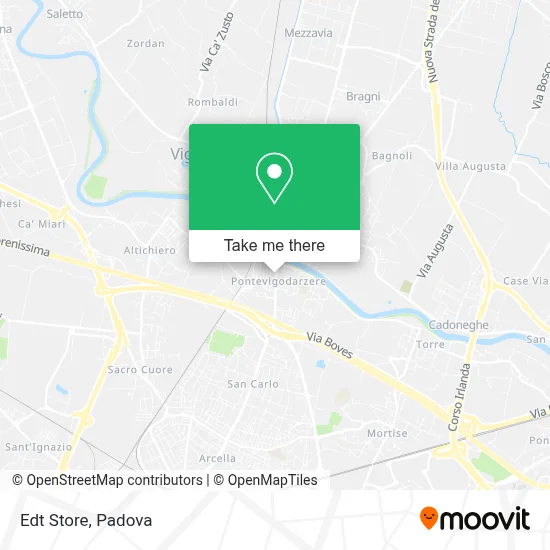 Edt Store map