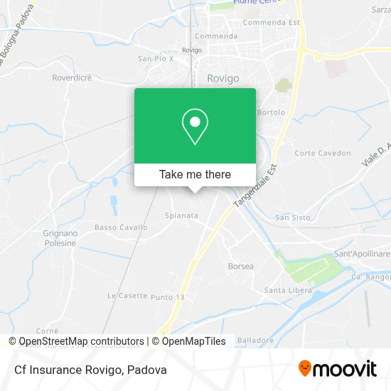 Cf Insurance Rovigo map