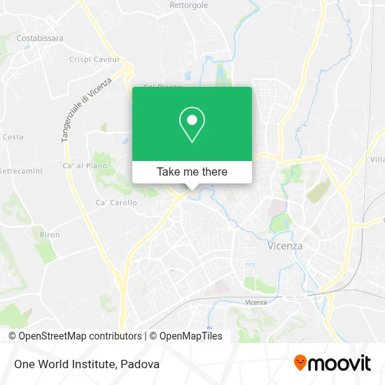 One World Institute map