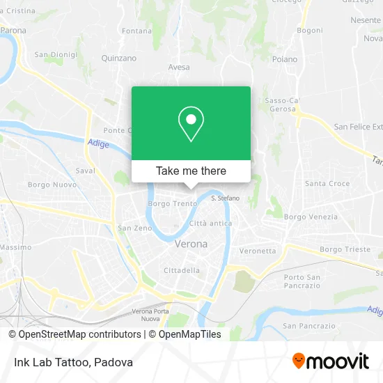 Ink Lab Tattoo map