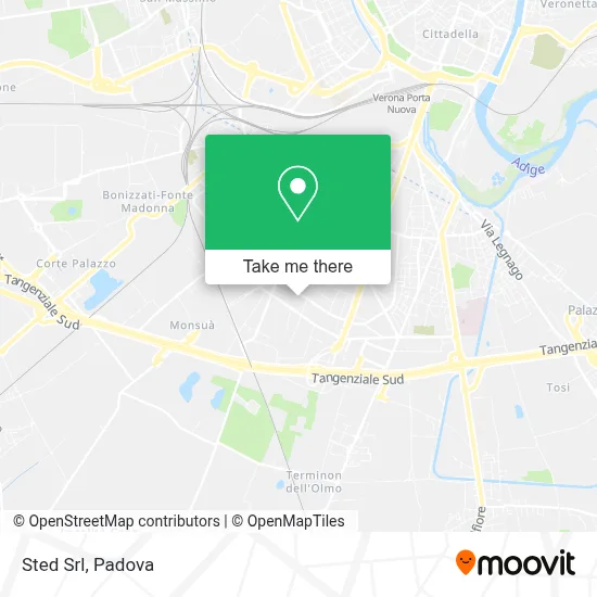 Sted Srl map