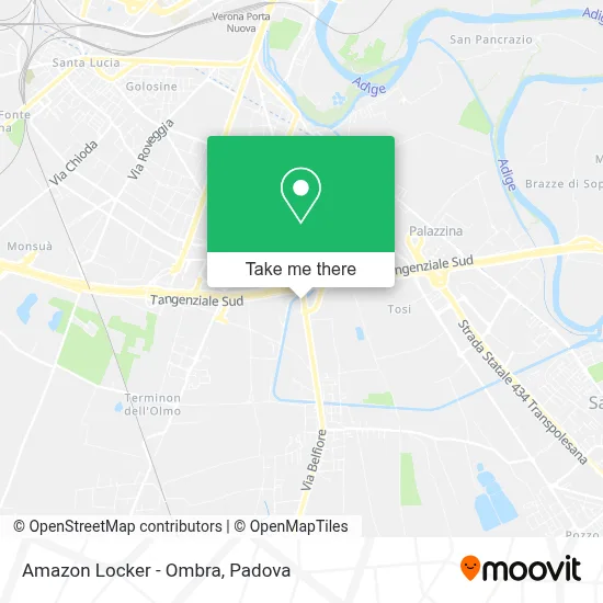 Amazon Locker - Ombra map