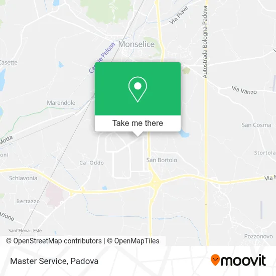 Master Service map