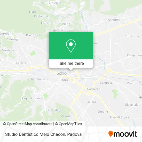 Studio Dentistico Melo Chacon map
