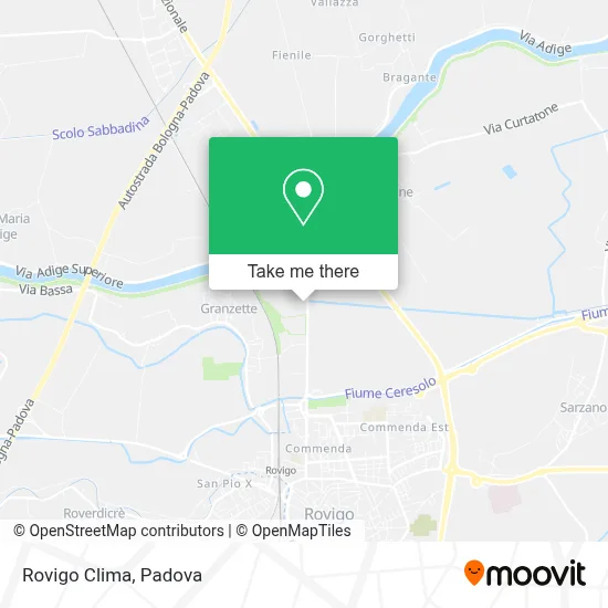 Rovigo Clima map