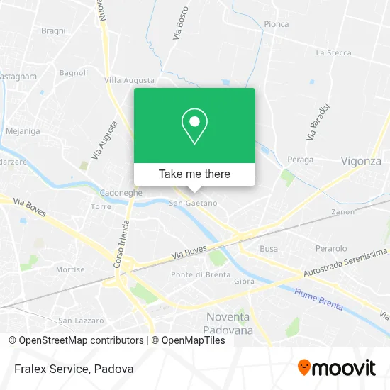 Fralex Service map
