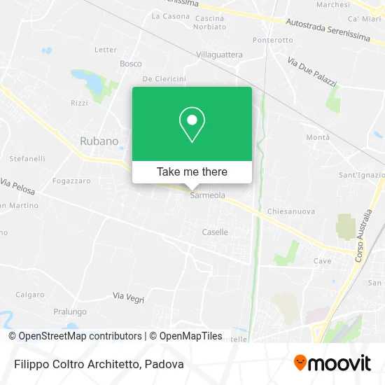 Filippo Coltro Architetto map