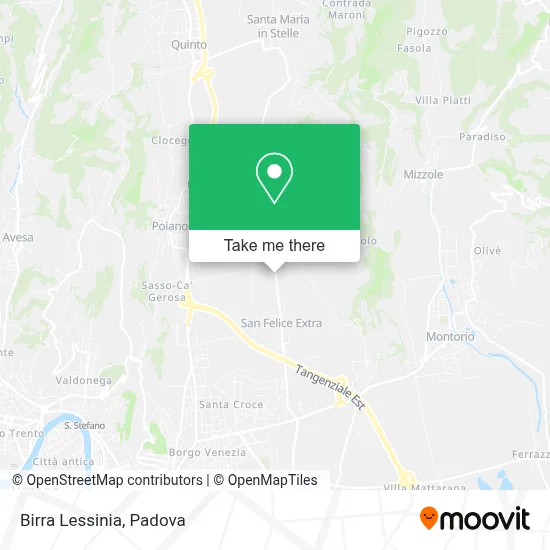 Birra Lessinia map
