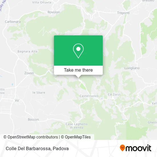 Colle Del Barbarossa map