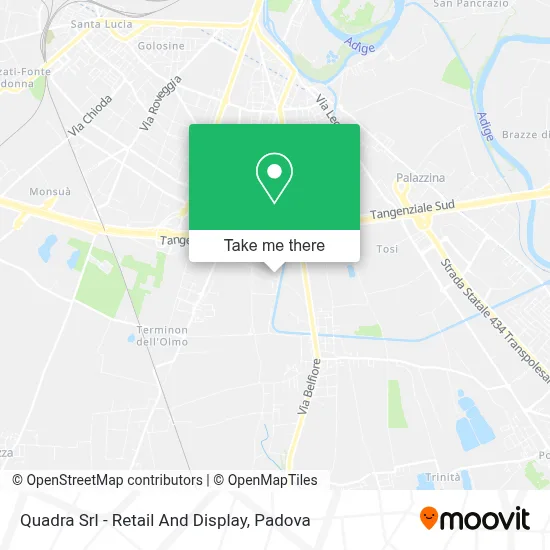 Quadra Srl - Retail And Display map