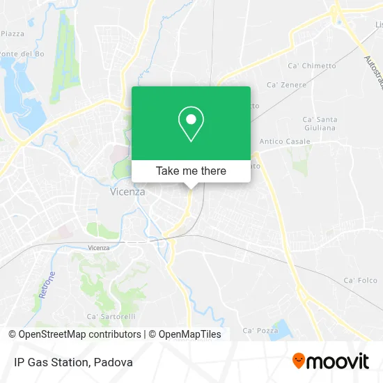 IP Gas Station map