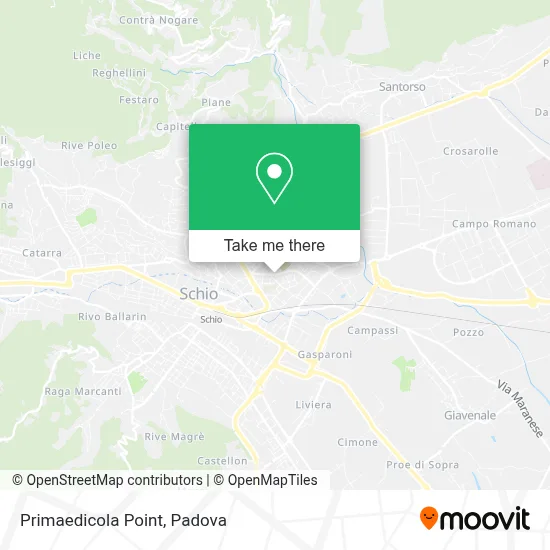 Primaedicola Point map