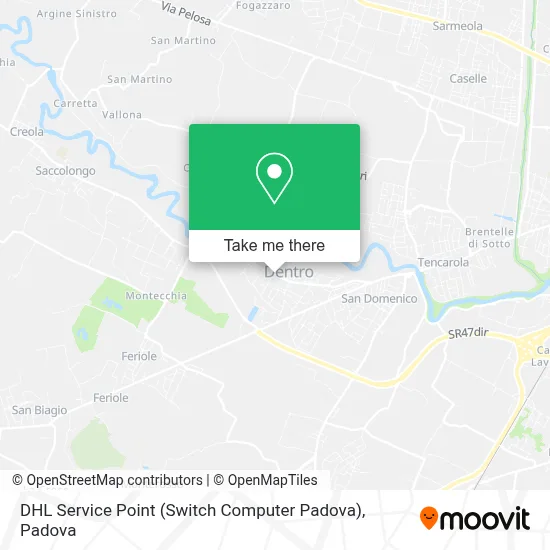 DHL Service Point (Switch Computer Padova) map