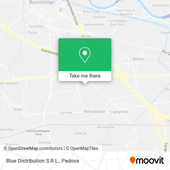 Blue Distribution S.R.L. map