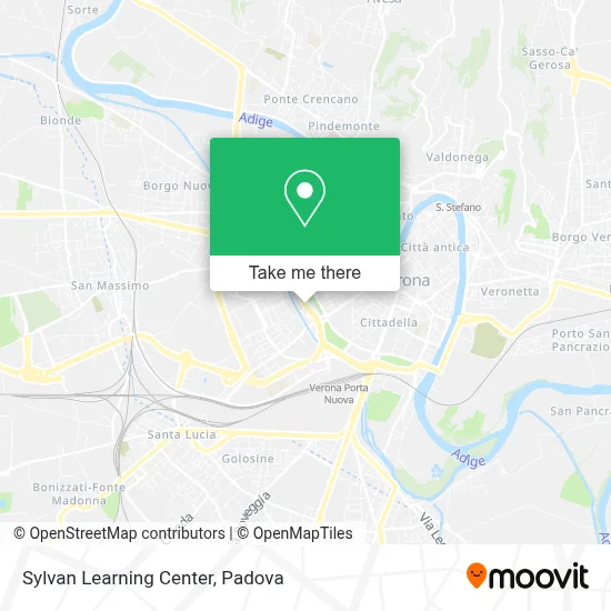 Sylvan Learning Center map