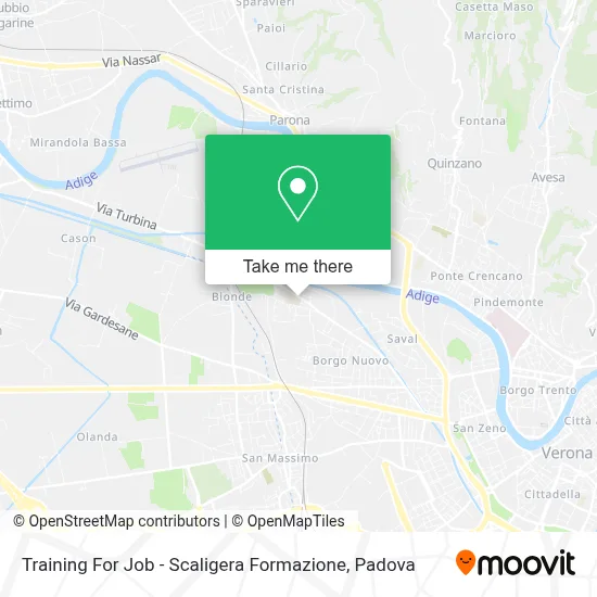 Training For Job - Scaligera Formazione map