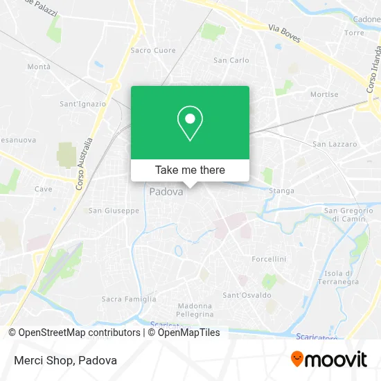 Merci Shop map