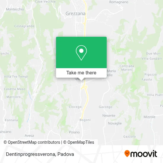Dentinprogressverona map