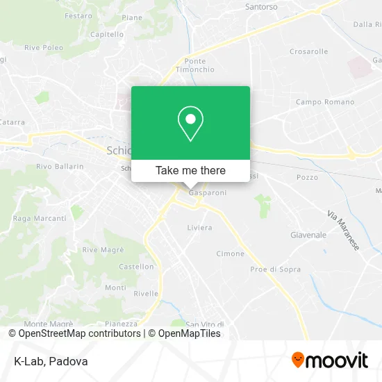 K-Lab map