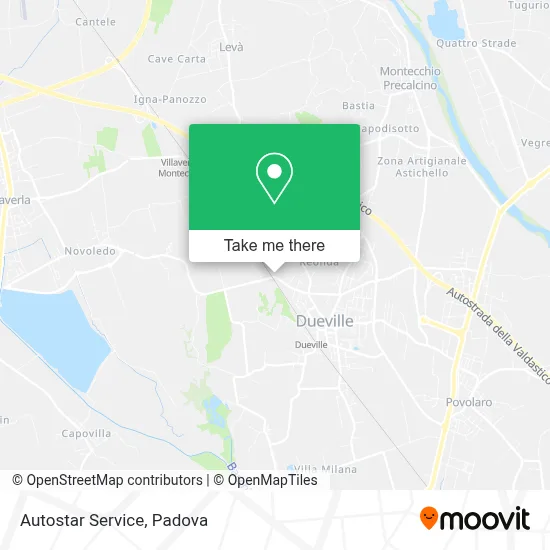 Autostar Service map