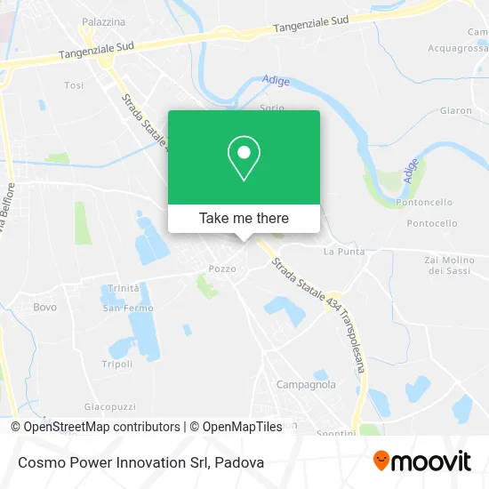 Cosmo Power Innovation Srl map