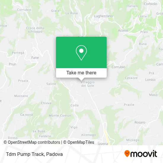 Tdm Pump Track map