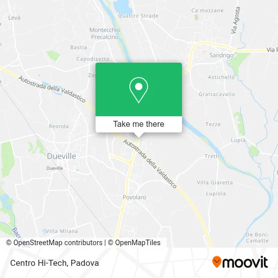 Centro Hi-Tech map
