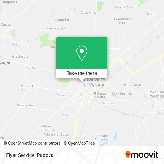 Flyer Service map