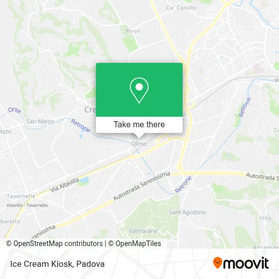 Ice Cream Kiosk map