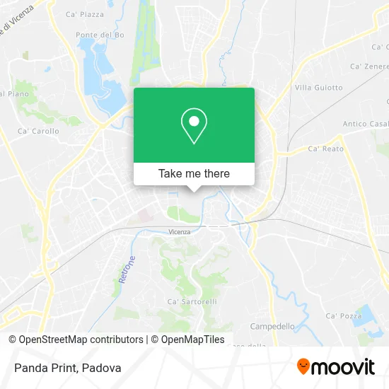 Panda Print map