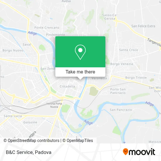 B&C Service map