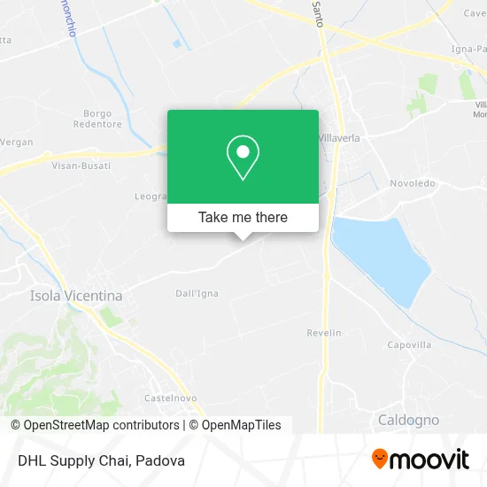 DHL Supply Chai map